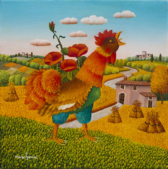 Red rooster